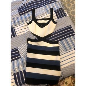 BCBG Max Azaria Peep Dress